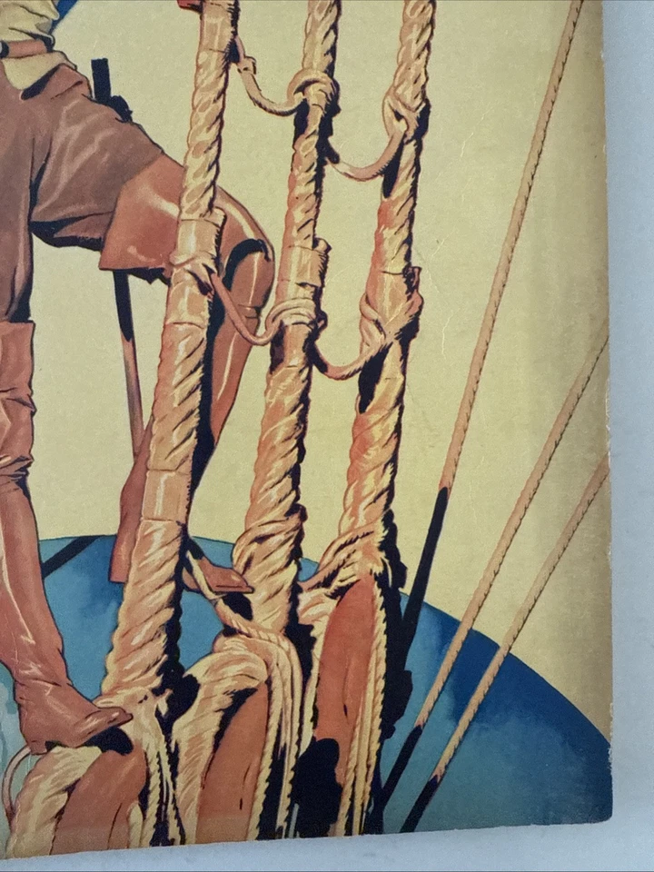 EXTREMAMENTE RARO 1940 THE SEA HAWK LIVRO DE PINTURA WHITMAN 621 ERROL FLYNN - Imagem 3 de 4