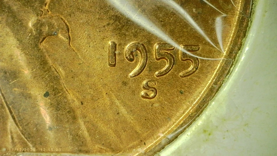 1955-S/BU Proof Like L On Rim - Image 4 of 4