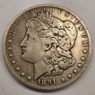 1891-CC Morgan Silver Dollar Excellent Condition 90% Silver FREE SHIPPING