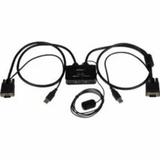 Startech 2 Port Usb Vga Cable Kvm Switch - Usb Powered With Remote Switch - 2