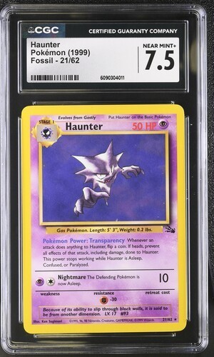 Haunter (Unlimited) graded CGC 7.5 for sale on eBay