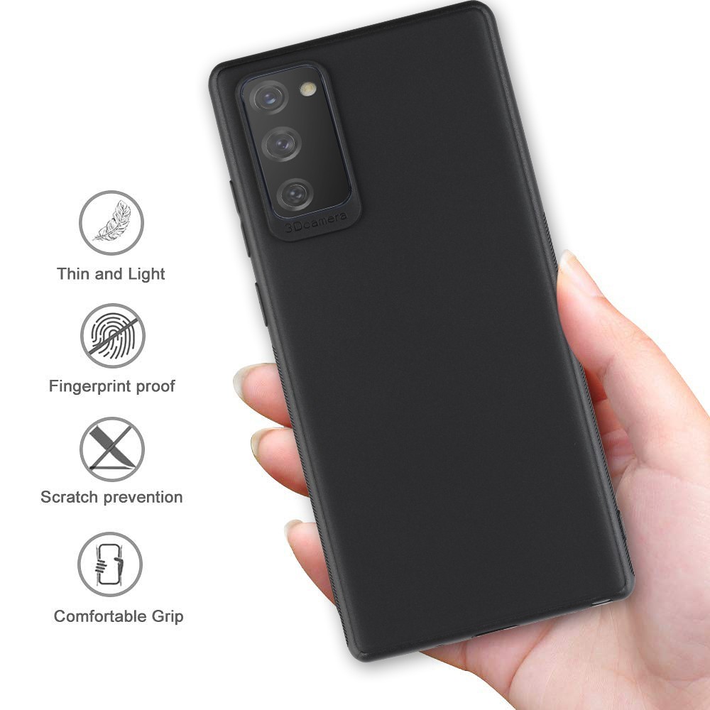 For Samsung Galaxy Note20/S20+/iPhone 12/11 Pro Max Slim TPU Case Bumper Cover