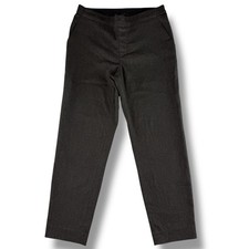 Uniqlo Black Women's Trousers Size M Elastic Waist Business Casual Ankle 