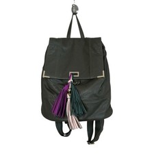 Mochila Deux Lux Karma Verde Oliva Rosa Borlas Cuero Vegano Hobo Festival