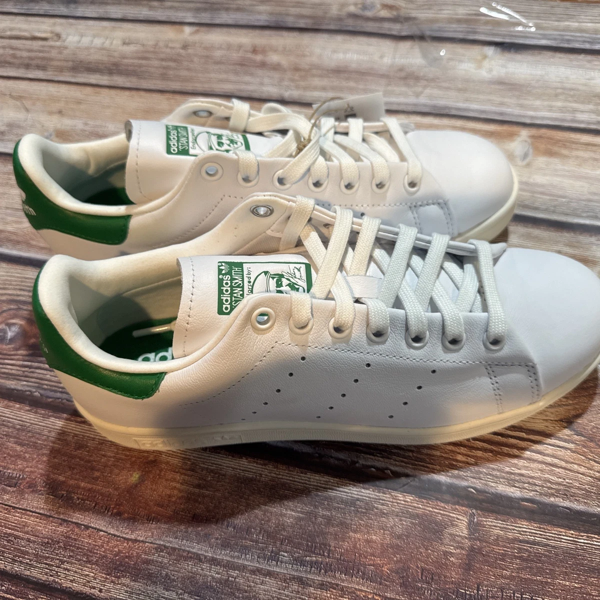 Adidas Stan Smith White Green W for sale | eBay