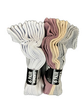 ADIDAS 6 PAIR WOMEN'S FLUTED CUFF CLIMA COOL SUPERLITE SOCKS SIZE 5-10