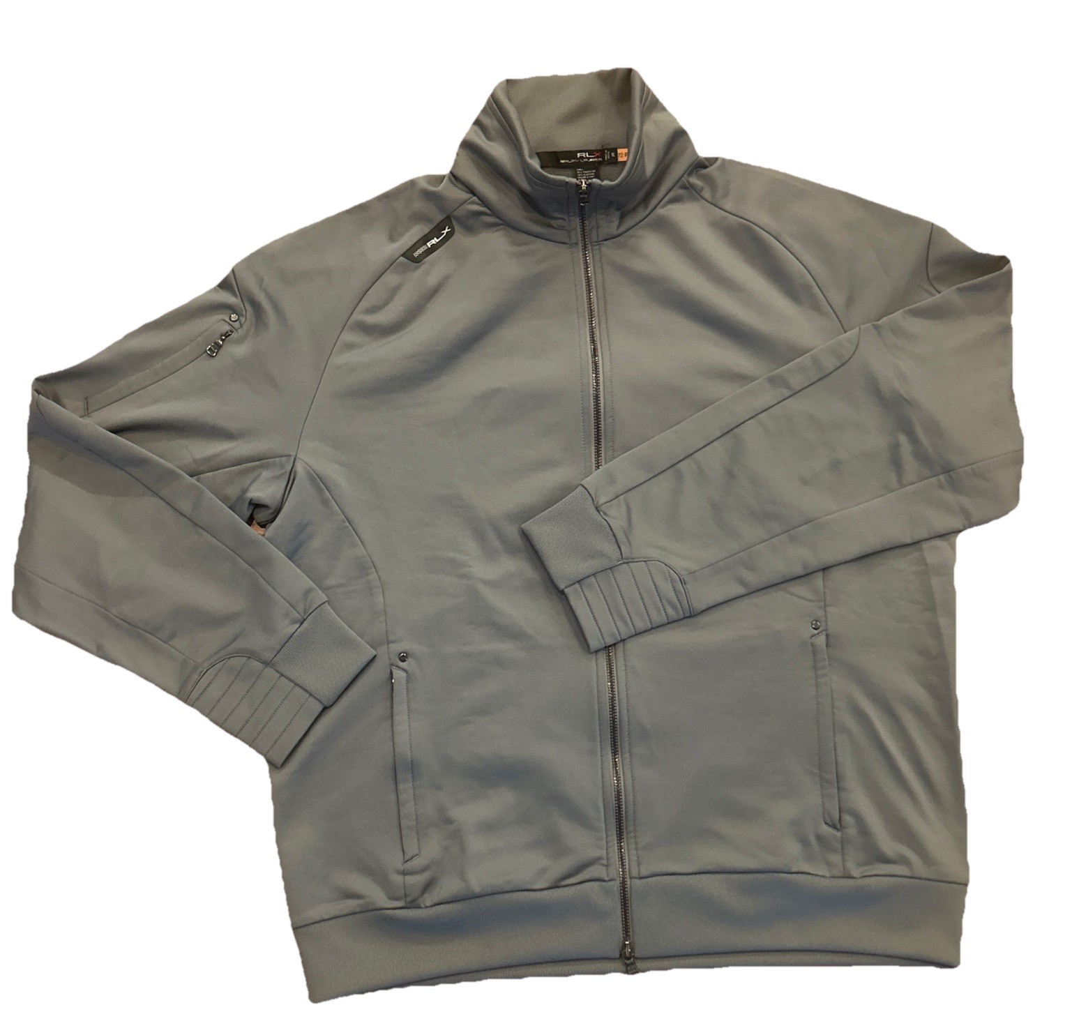 Ralph Lauren RLX 67 Tech Alpine Jacket Men XL Full Zip Golf Ski Hike Gray image 4
