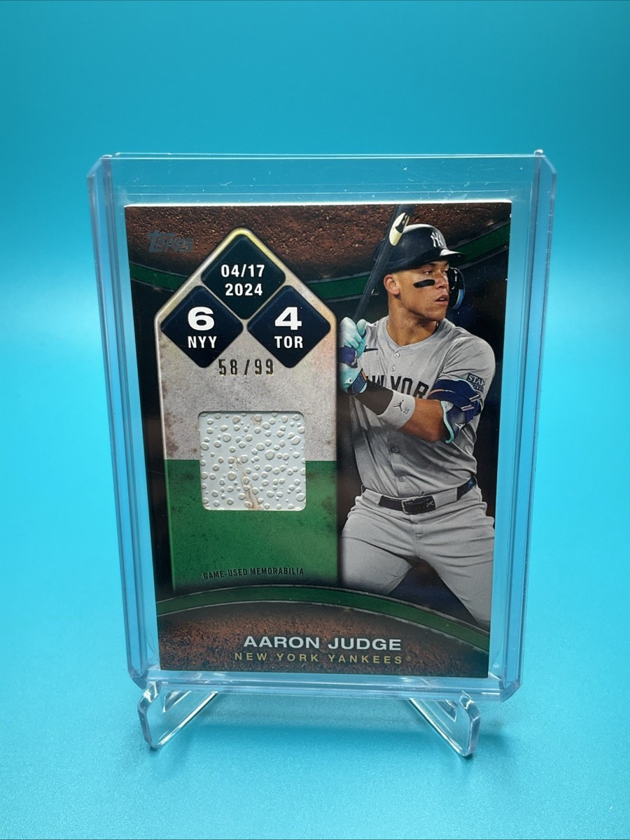 2025 Topps Series 2 Aaron Judge Rounding Bases Games Used Base 