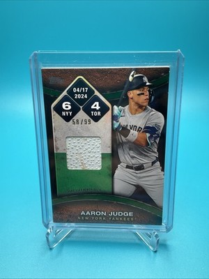 2025 Topps Series 2 Aaron Judge Rounding Bases Games Used Base 