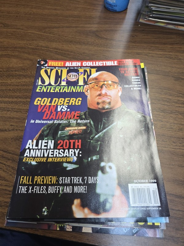 SCI-FI Entertainment Magazine, October 1999-Goldberg vs. Van Damme