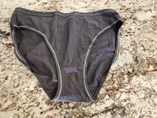 True Vintage Victoria  s Secret Cotton Signature HI Leg Brief Panty Large