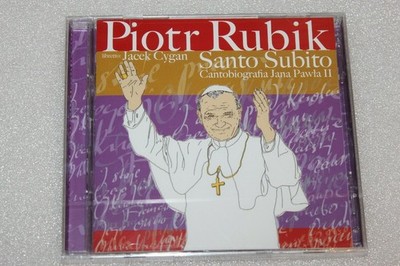 Piotr Rubik - Santo Subito Cantobiography of John Paul II CD NEW Release Polish