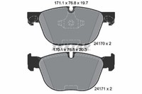 Textar Textar BremsbelÄGe / BremsklÖTze Vorne BMW X5 E70 BMW X6 E71 E72 2417001