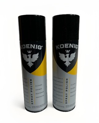 2 Pack - Koenig Spray Polish Multi-Surface Cleaner and Polish (17oz cans)