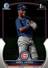 2023 Bowman Chrome #BCP-205 Angel Cepeda Prospects