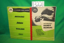 C. E. Marshall Company Watchamakers' Handy Manual