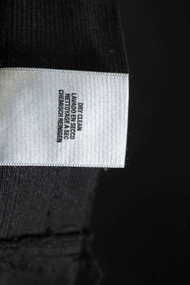 Leggings leggings de tiro bajo con cintura elástica recubiertos negros talla 26 Goldsign para mujer Foto 4 de 4