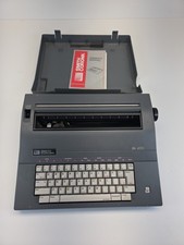 Smith Corona Electric Portable Typewriter 5A SL 470 w/ Cover WORKS/EXCELLENT thumbnail