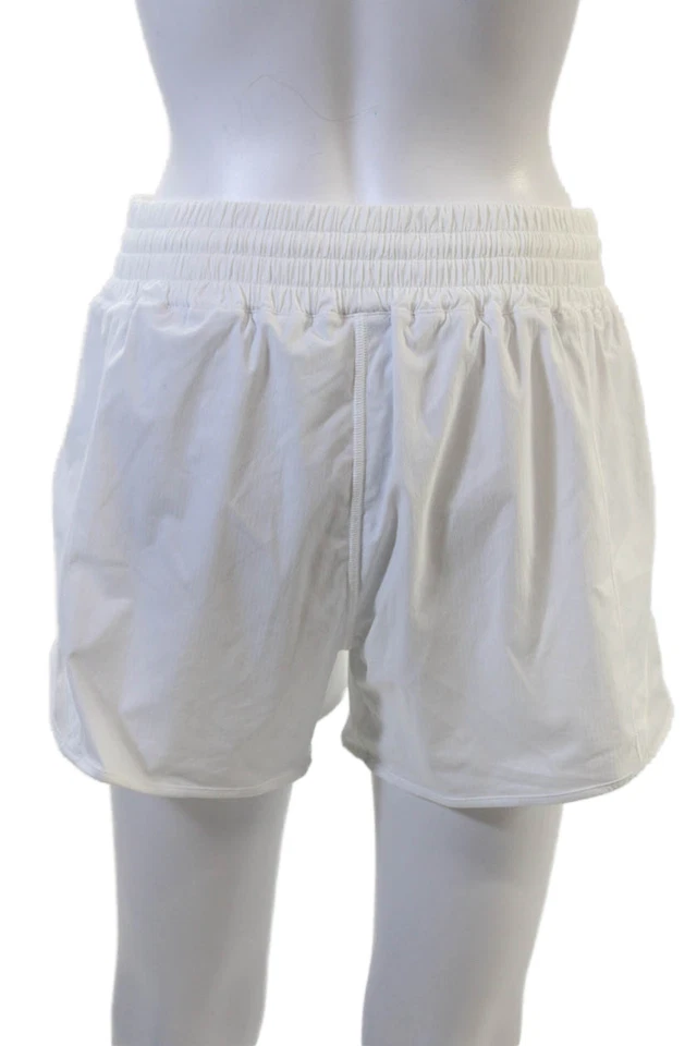 Pantalones Cortos Atléticos Lululemon Unisex Blancos Talla 8 Foto 3 de 4