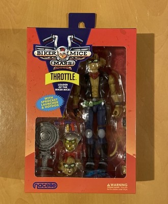 Nacelle Biker Mice From Mars Throttle 7 Inch Action Figure NEW