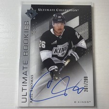 2024-25 UD Ultimate Collection Hockey Akil Thomas Ultimate Rookies Auto /299 