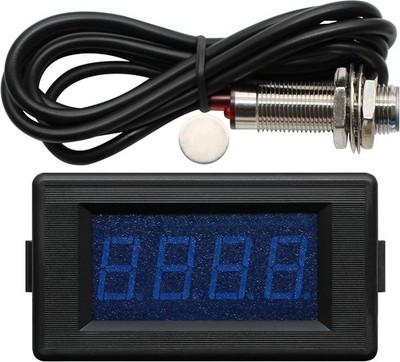 DC 12V 24V 4 Digital LED Counter with Hall Proximity Sensor Switch