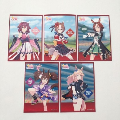 Uma Musume Bromide 7-Eleven Sakura Chiyonoo Gold City 5 pcs Used