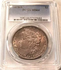 1878 S $1 PCGS MS 64 Morgan Silver Dollar Original Uncirculated Better Date Coin