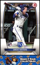 Drew Waters 2023 Bowman #5 Kansas City Royals Rookie RC