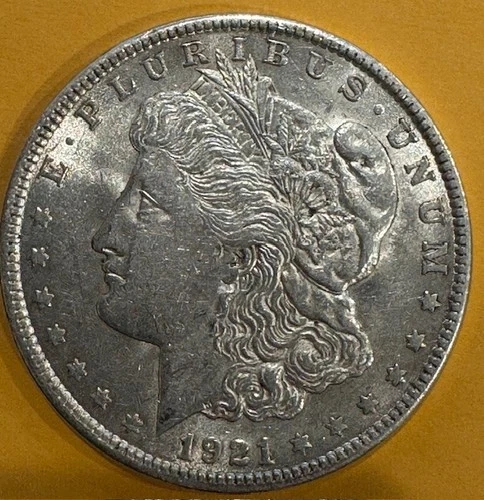 1921-P $1 Morgan Silver Dollar AU ? You Judge.