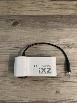 TASCAM iXZ Mic & Guitar Interface Adapter for iPad iPhone iPod Recording!!