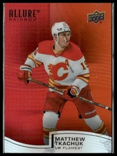2021-22 Upper Deck Allure #R-98 Matthew Tkachuk Rainbow Red-Orange