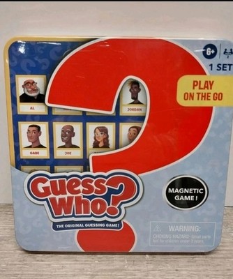 Just Play Guess Who? Magnetic Travel Board Game Play On The Go Ages 6+ 2024