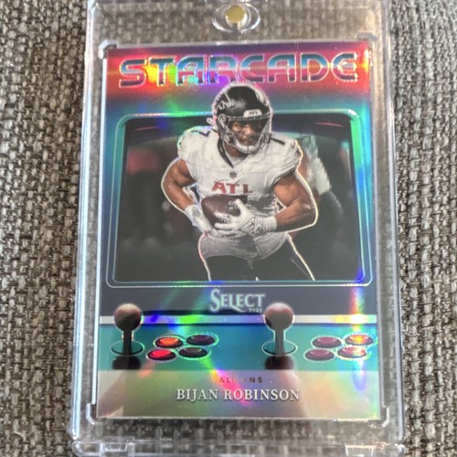 Panini 2025 Select Starcade Prizm Bijan Robinson Falcons