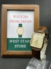 [Near Mint] Vintage SEIKO SPIRIT 5E31-5B50 Gold Rectangle Quartz Men's JAPAN