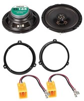 ACV 16,5Cm 100Watt 2-Wege Lautsprecher FüR Fiat Panda 03-12 HecktüR Auto Boxen