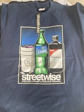 large streetwise gear navy double cup short sleeve shirt