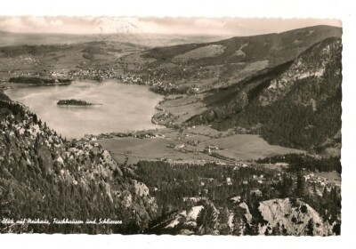 Schliersee postcard view of Neuhaus Fischhausen special postmark publisher Susemihl 