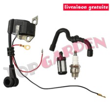 Bobine d'allumage + Tuyau d'essence pour Stihl 017 018 MS170 MS180 Tronçonneus