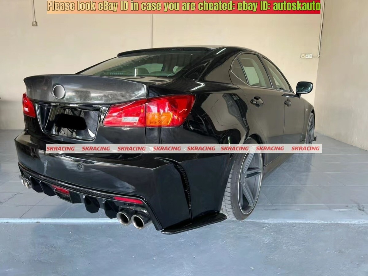 Fits 2006-2013 Lexus IS250 IS350 ISF Rear Trunk Spoiler Lip Wing