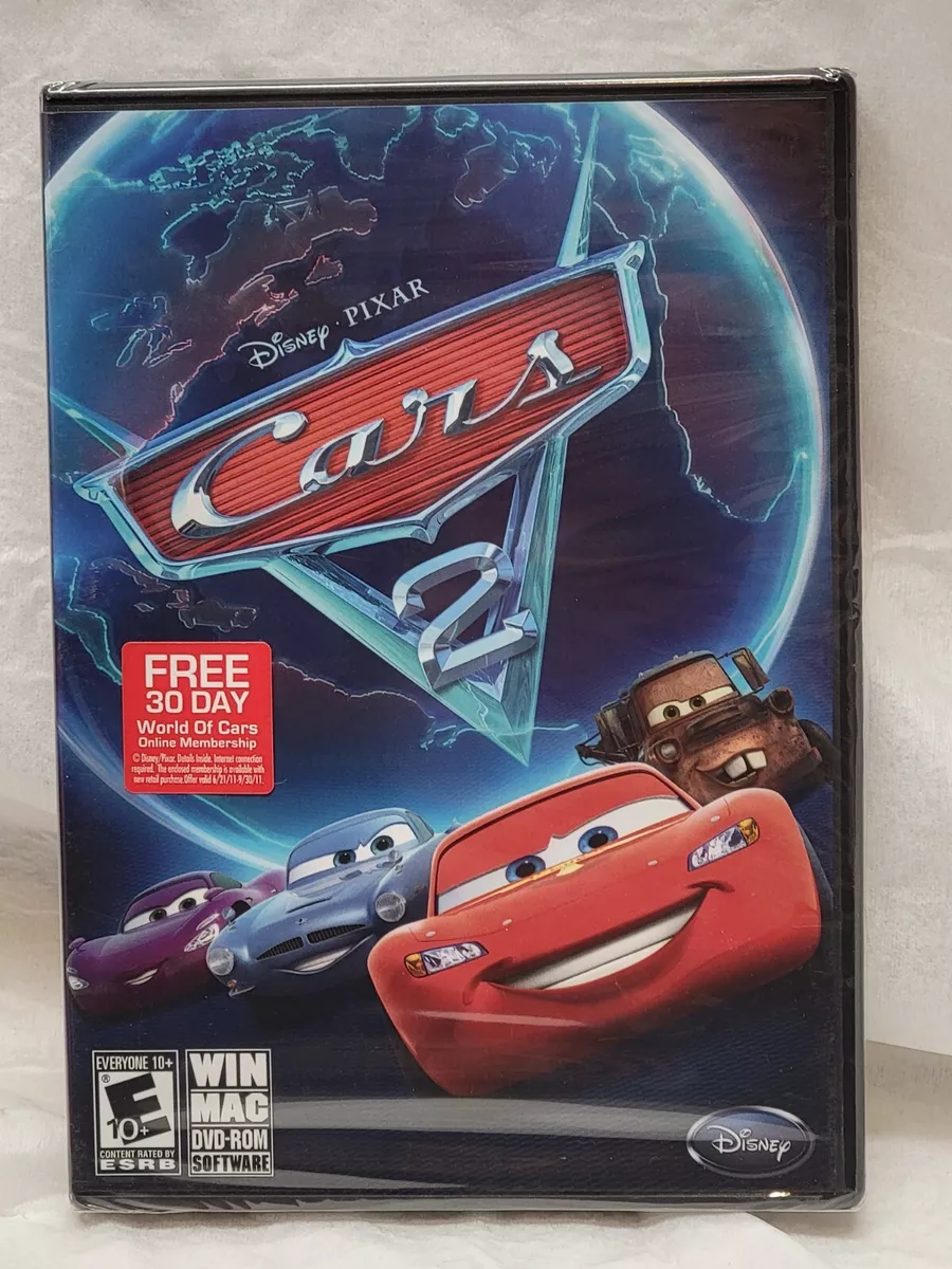 Cars 2 PC DVD-ROM Software Game by Disney Pixar Computer Video Game