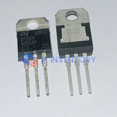 10pcs ST BTB04-600SAP TO-220 SENSITIVE GATE TRIACS new