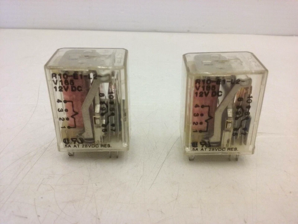 AMF POTTER & BRUMFIELD R10-E1-L2-V185 RELAY 12VDC DPDT (LOT OF 2) NNB - Image 4 of 4