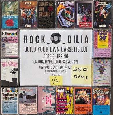 V/A K-TEL Greatest Hit BUILD YOUR LOT CASSETTE Tapes BUY $25 GET FREE SHIP PING