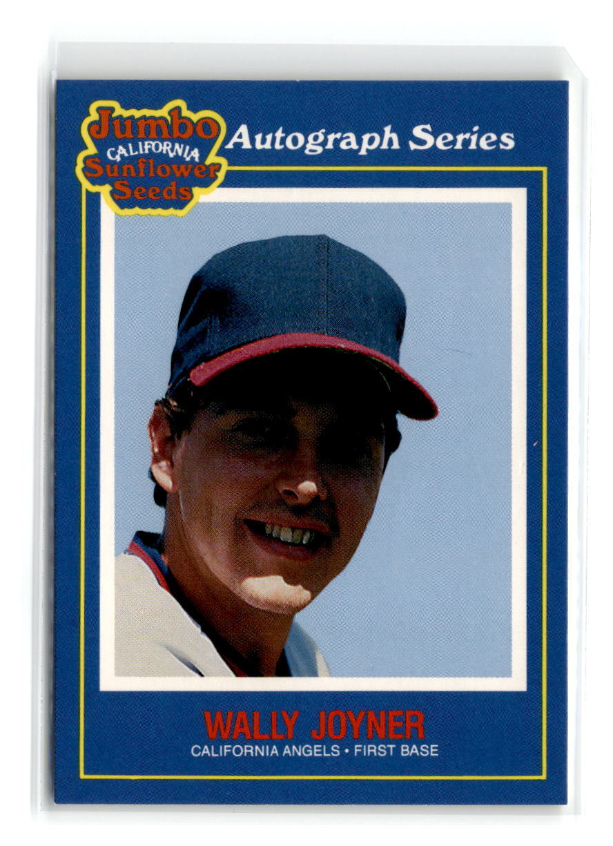 1990-Jumbo California Sunflower Seeds -#19-Wally Joyner -California Angels