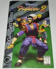 VIRTUA FIGHTER 2 SEGA SATURN VIDEO GAME 95 COMPLETE ARCADE VTG