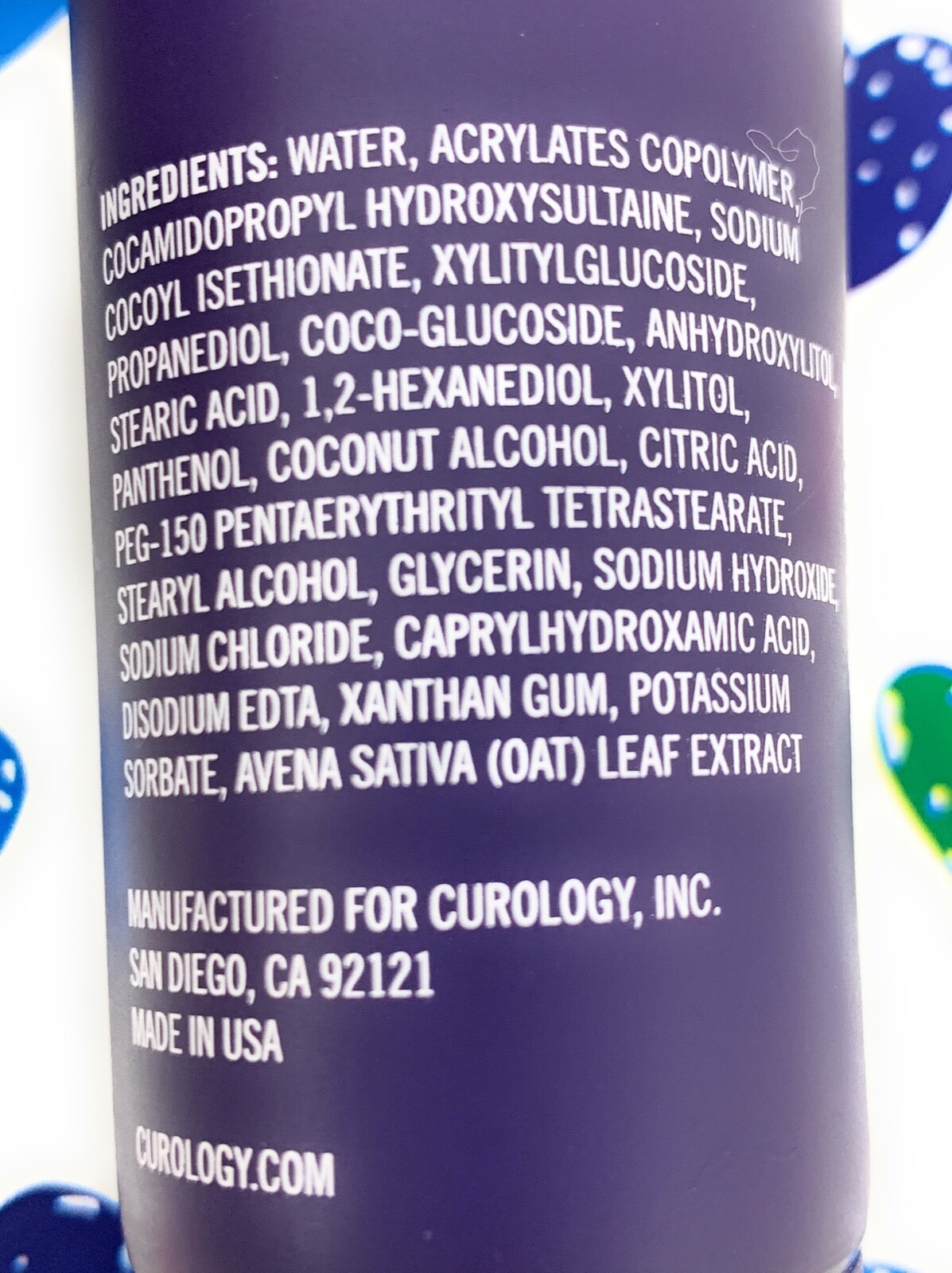 curology moisturizer ingredients