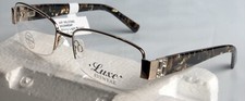 NEW LUXE EYEWEAR SWAROVSKI CRYSTAL WL0342 BROWN EYEGLASSES FRAMES 54-17-135 124