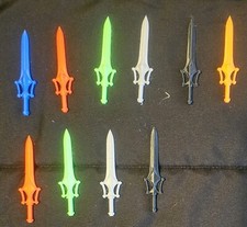 Masters Of The Universe Reproduction Cartoon Collection Power Swords 10 Pack