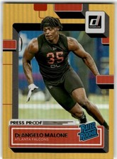 2022 Donruss Gold Press Proof Gold Press Proof #386 DeAngelo Malone